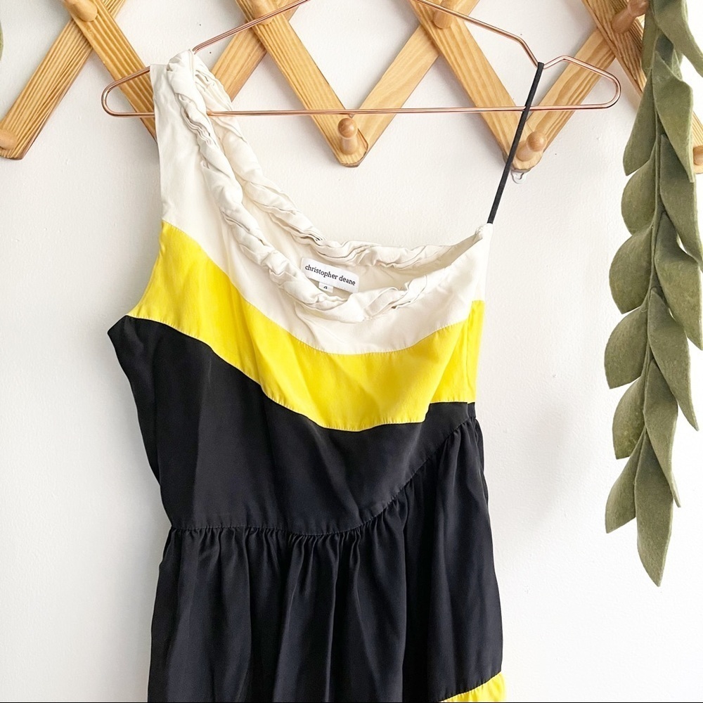 Christopher Deane Color Block Dress - Picture 2 of 7